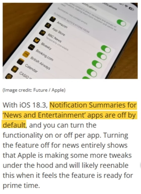 Apple ios 18.3 update