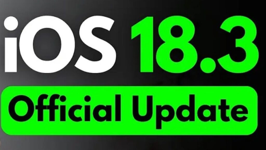 Apple ios 18.3 update