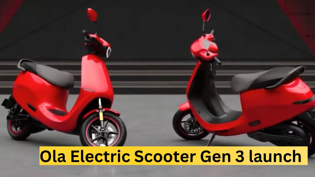 Ola electric scooter gen 3 launch date in India