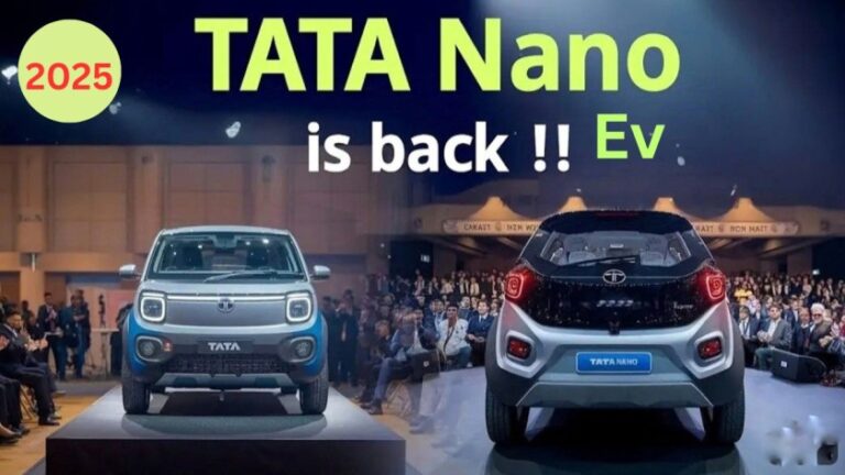 Tata Nano ev launch 2025