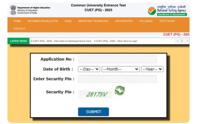 CUET PG Result 2025